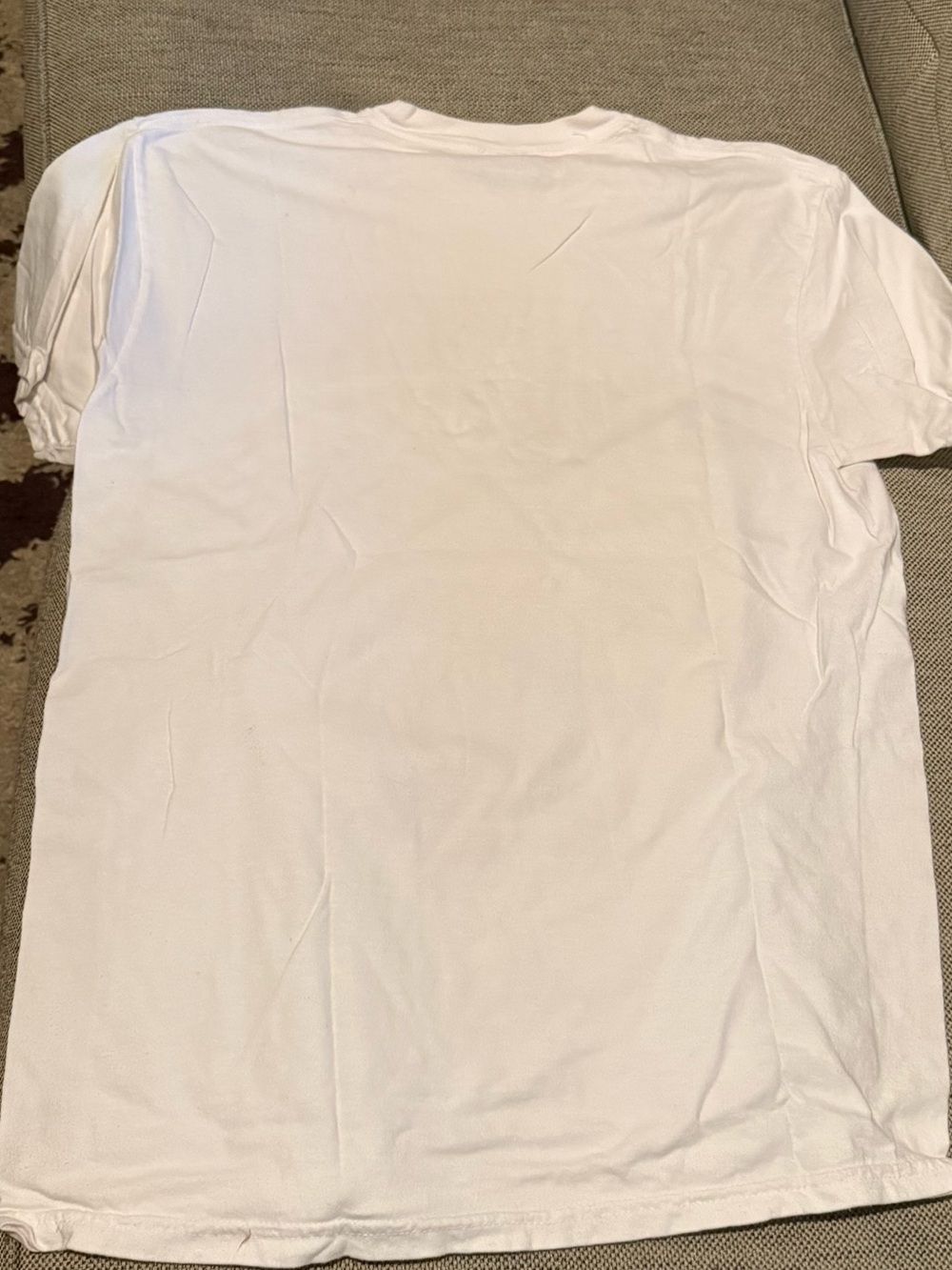 White Graphic Tee "Unf*ck The World Y'all!" Size m - Picture 4 of 4